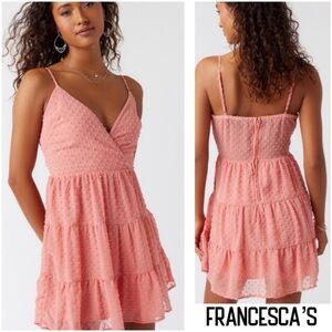 New Francesca's Kerry Swiss Dot Mini Dress